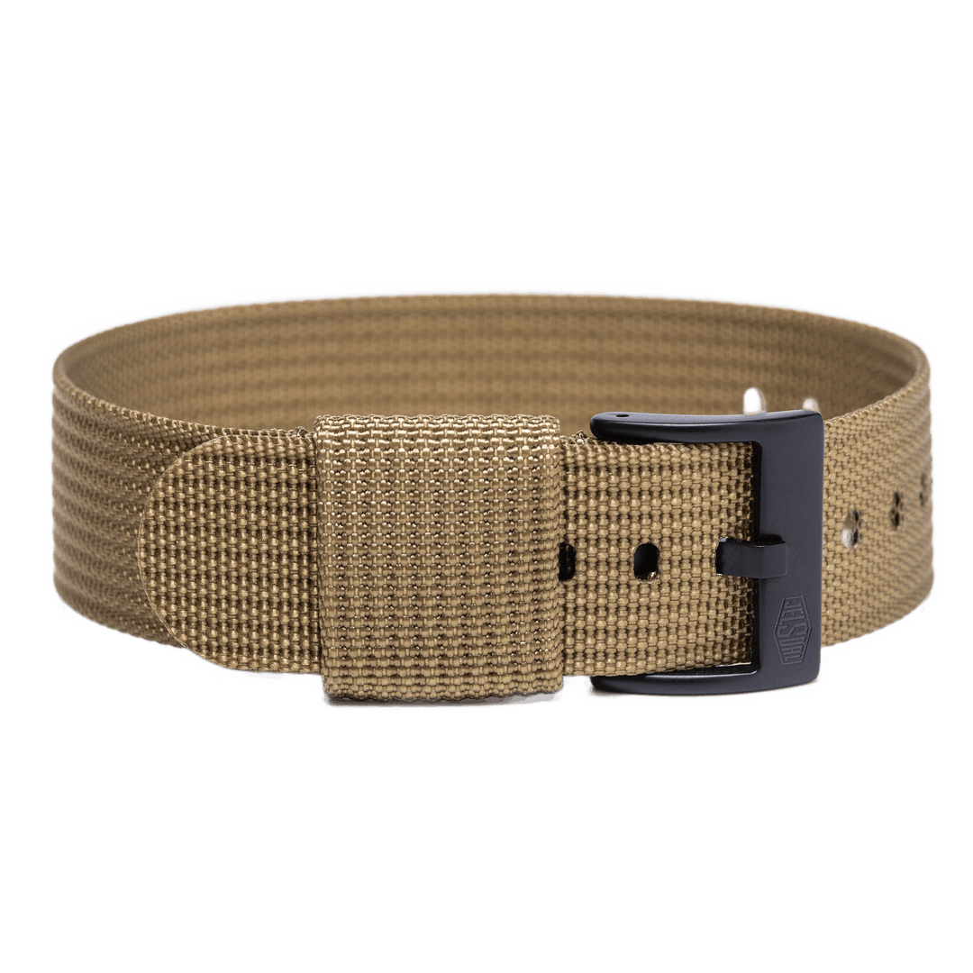 Aalborg - Single Pass Nylon Strap - Field Khaki