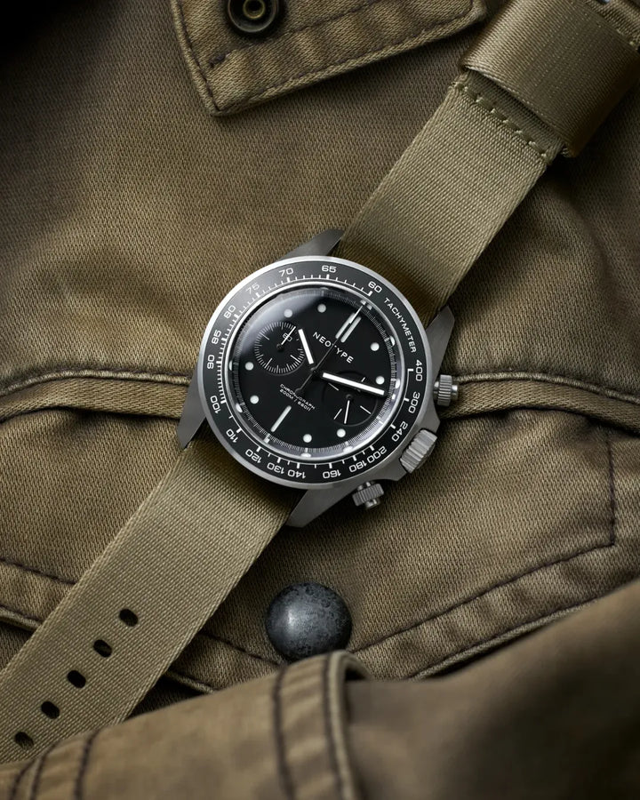 Vintage Military Single Pass Nylon Watch Strap – Khaki