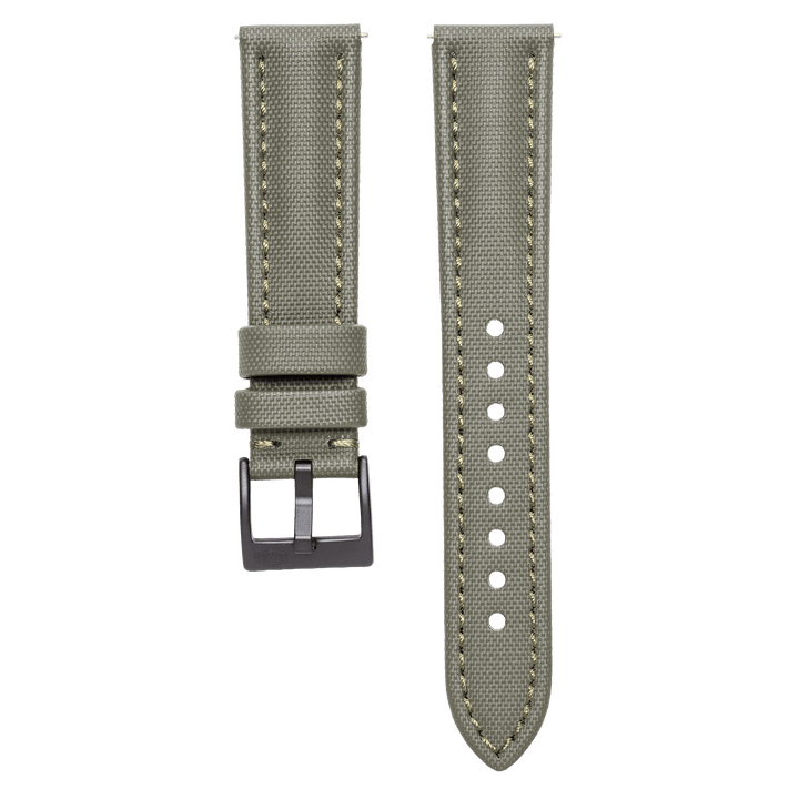 København - Sailcloth Watch Strap - Military Green