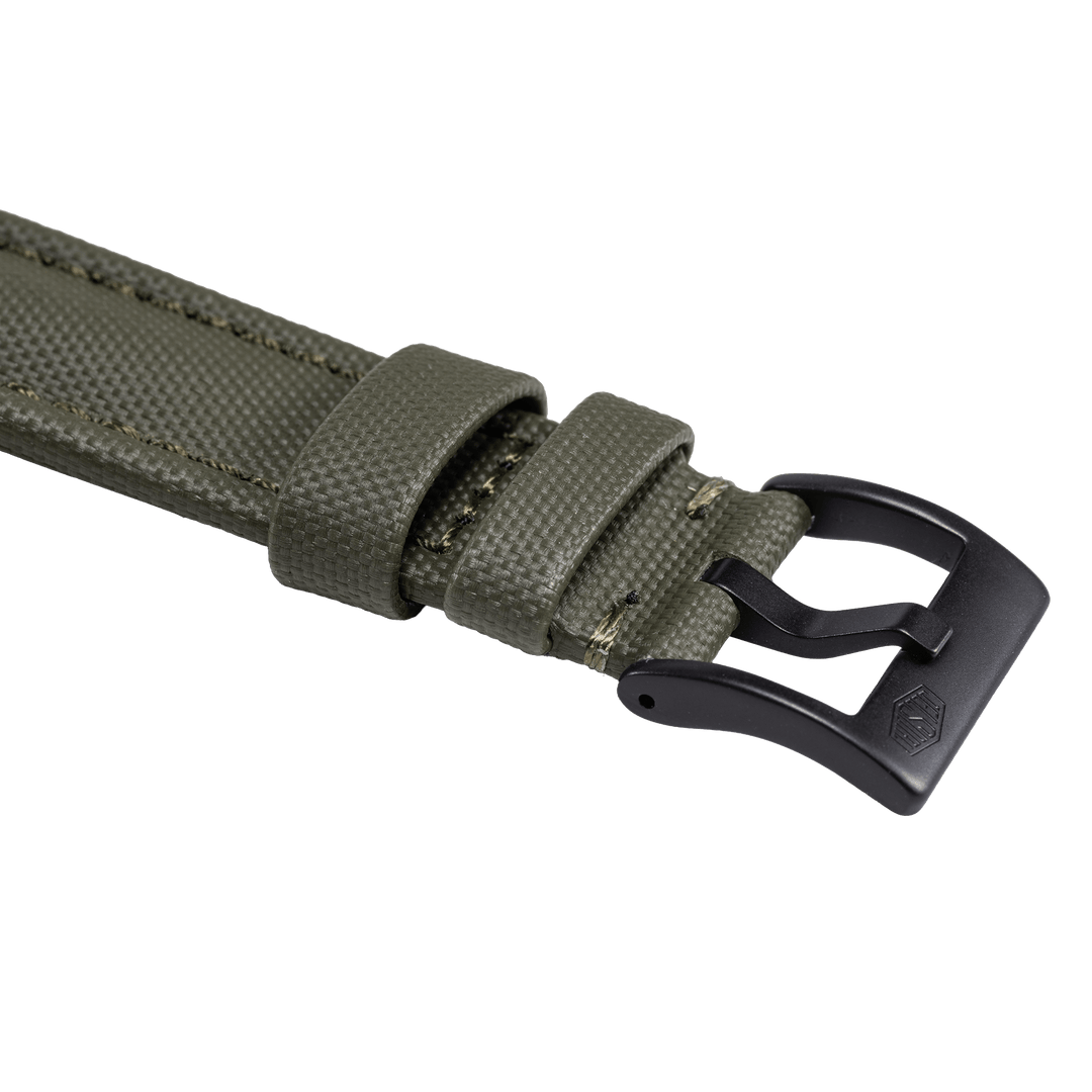 København - Sailcloth Watch Strap - Military Green