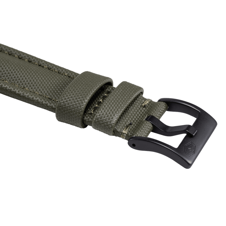 København - Sailcloth Watch Strap - Military Green