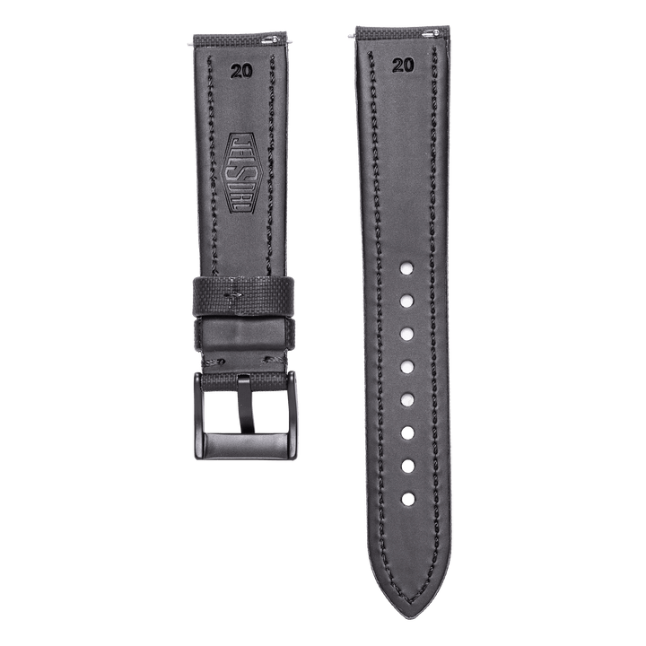 København - Sailcloth Watch Strap – Blackout