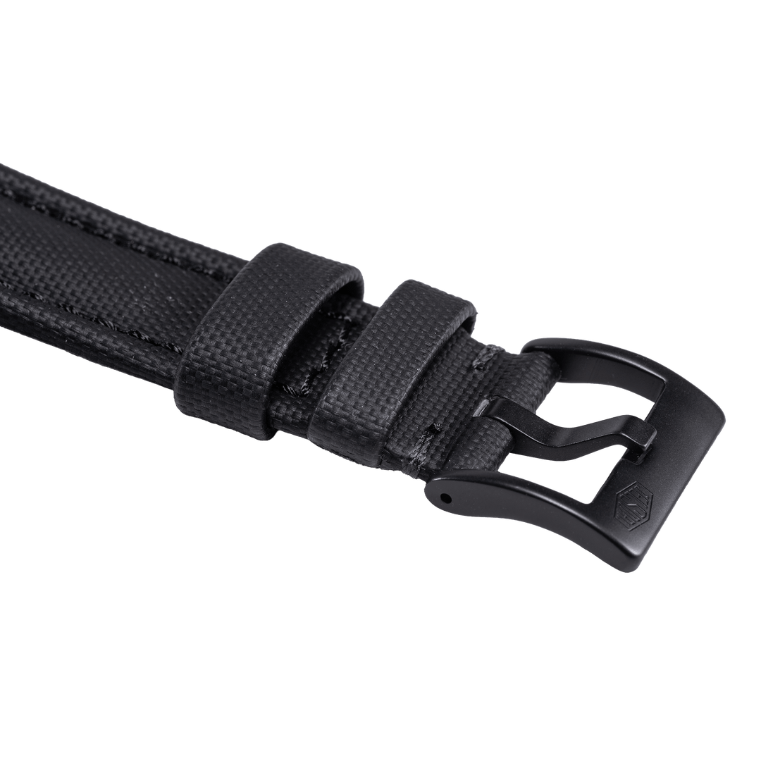 København - Sailcloth Watch Strap – Blackout