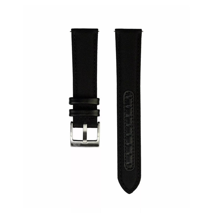 Kattegat - Sailcloth Watch Strap – Black