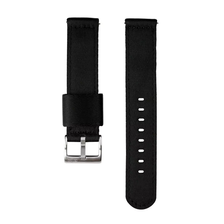 Vintage Military Two-Piece Nylon Watch Strap – Black