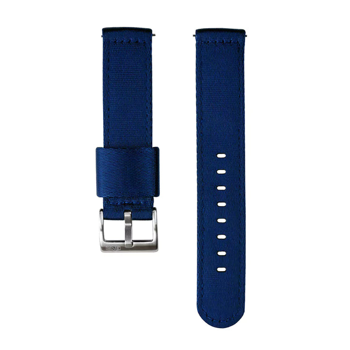 Vintage Military Two-Piece Nylon Watch Strap – Blue