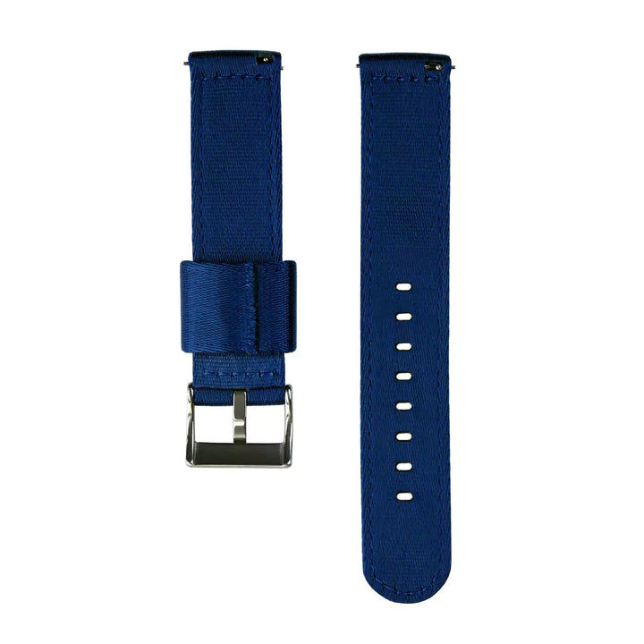 Vintage Military Two-Piece Nylon Watch Strap – Blue