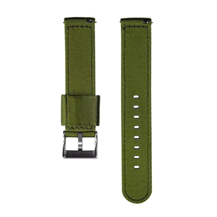 Vintage Military Two-Piece Nylon Watch Strap – Green