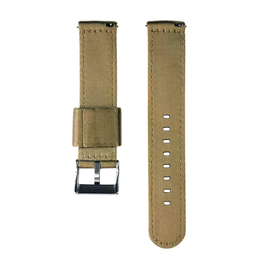 Vintage Military Two-Piece Nylon Watch Strap – Khaki