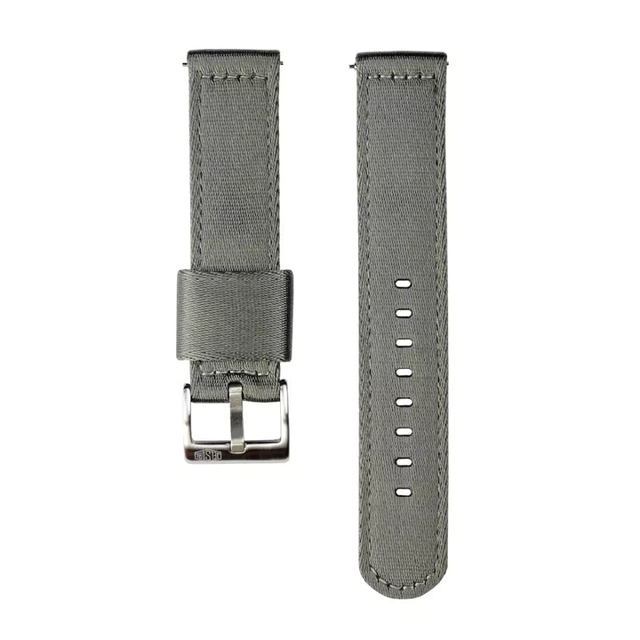 Vintage Military Two-Piece Nylon Watch Strap – Grey
