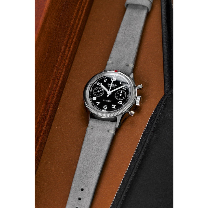 Vintage Suede Watch Strap - Grey